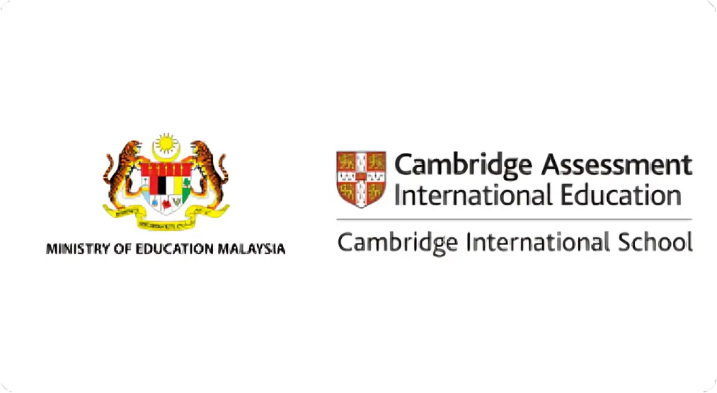 Ministry of Education Malaysia and Cambridge International School logos